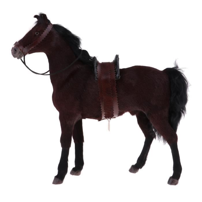 Cheval Marron Playmobil 1ère Génération - Figurine Vintage Beck/Bradstatter, Thème Western
