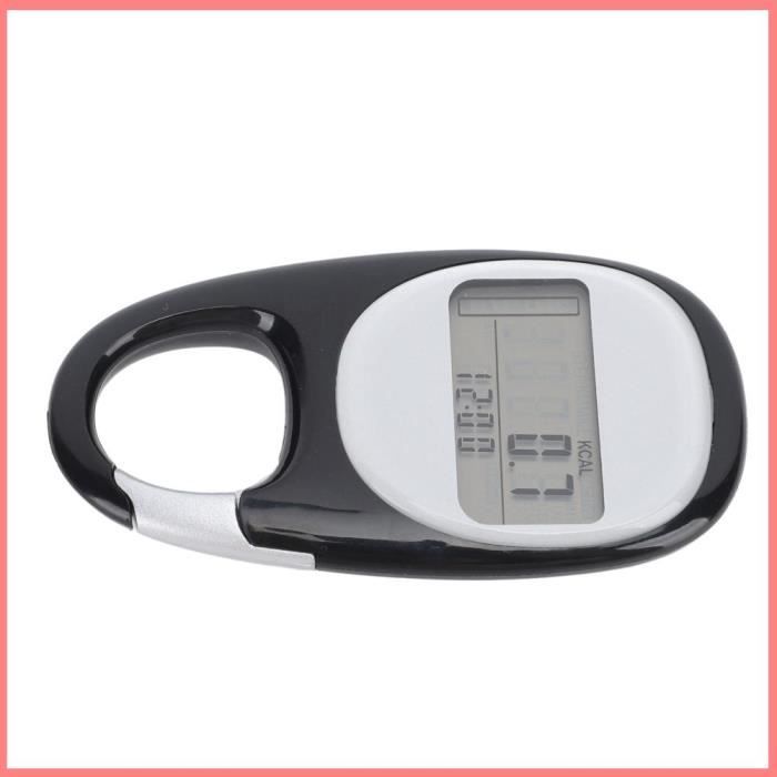 Podomètre IGANK Compteur De Pas - 3D, Mousqueton - Simple Et Précis - Pour Homme, Femme, Enfant