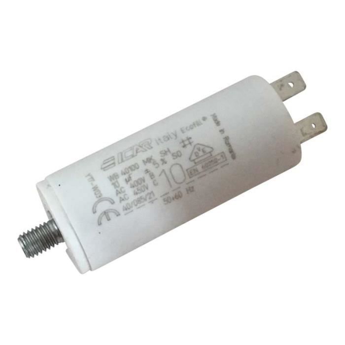 Lot De 2 Condensateurs 3.5uF VOLET TECH Pour Moteur Volet Roulant SOMFY, SIMU, NICE - Cosses Faston 2.8mm
