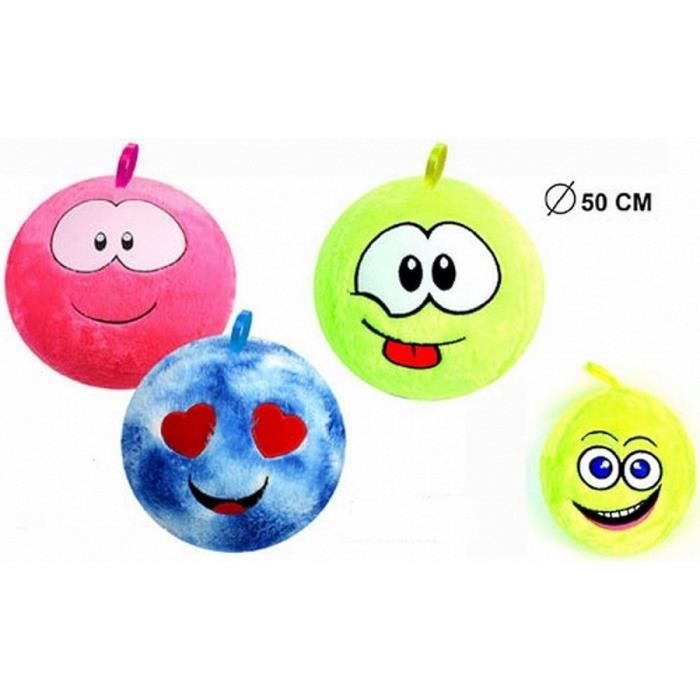 1 Geante Peluche Ballon 50 Cm Emoji Visage Rigolo Tout Doux Doudou Achat Vente Ballon Decoratif Cdiscount