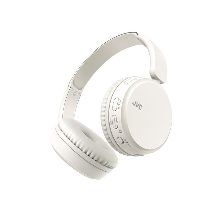 JVC HA-S36W Blanc - Casque supra-aural sans fil - Bluetooth 5.2 - Commandes/Micro - Autonomie 35h - Pliable