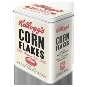 Boîte en métal rectangulaire Kellogg's Corn Flakes 'The original'