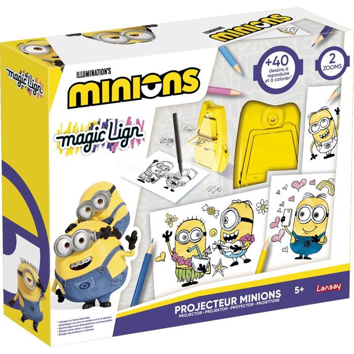 Projecteur LANSAY 20513 – Magic Lign Pocket Minions avec 40 Illustrations - vue 9