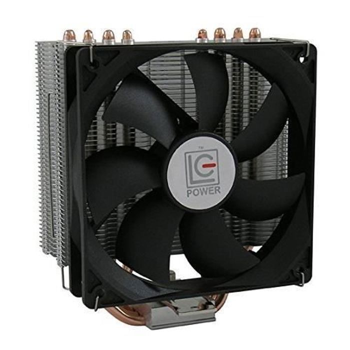 Refroidisseur de processeur – LC-POWER – LC-CC-120 – 120mm – Aluminium – Compatible Socket AM4