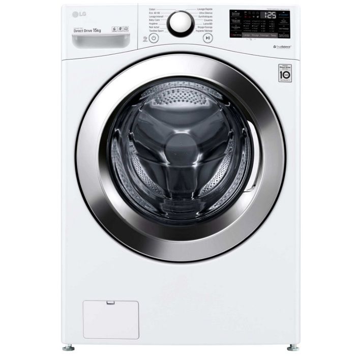 LG Lave linge hublot Big Size 15 kg essorage 1100 trmin F51P12WH - vue 7