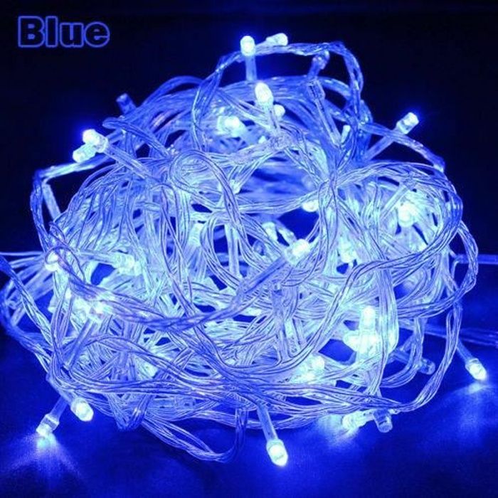 30m 300 LED Guirlande chaîne de noël fée lumière mariage noël fête décor extérieur lampe intérieure  Bleu