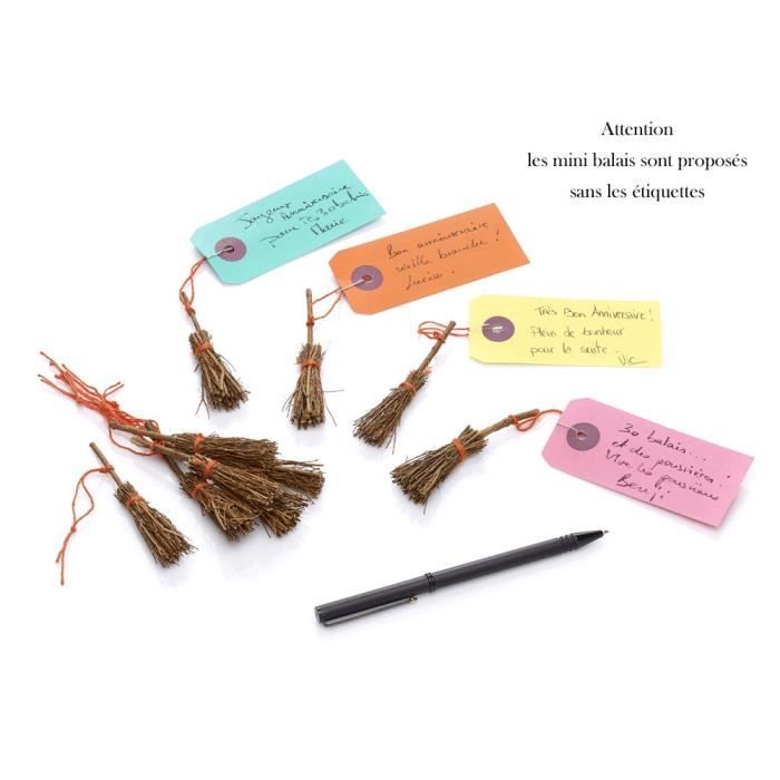 10 Mini Balais A Message Pour Un Anniversaire Cdiscount Maison 10 Mini Balais A Message Pour Un Anniversaire Cdiscount Maison