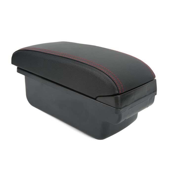 YJYWZH Pour Peugeot 208 Accoudoir, 2019 2020 2021 2022 2023 2024 Boîte Double Couche Consoles Main Avec Porte Gobelets