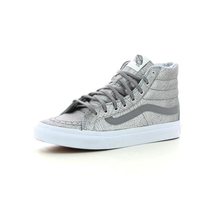 vans grise montante