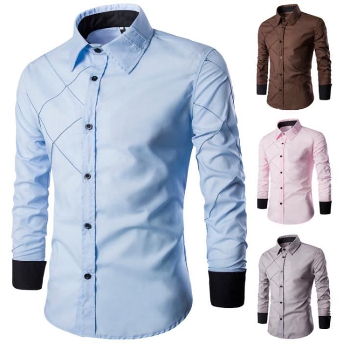 Chemise homme à manches courtes Blanc Blanc - Achat / Vente chemise - chemisette - Soldes° dès le 15 juillet ! Cdiscount