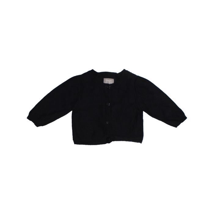 Gilet Bebe Garcon Grain De Ble 3 Mois Noir Hiver Vetement Bebe Noir Cdiscount Pret A Porter