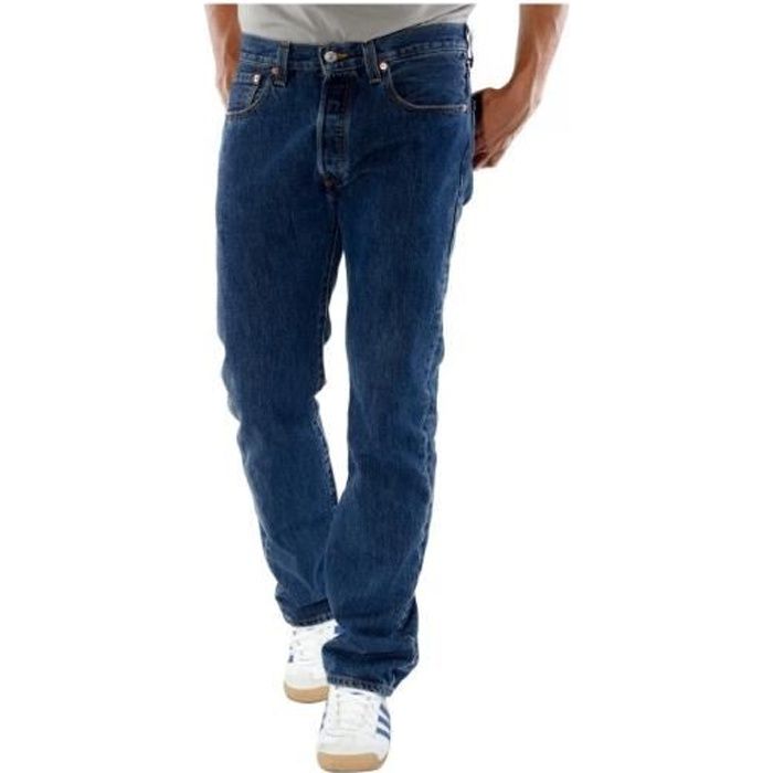 LEVI'S ® 501 ® Messieurs Jeans Nouveau Medium Stonewashed/Bleu De Nombreuses Tailles Neuf