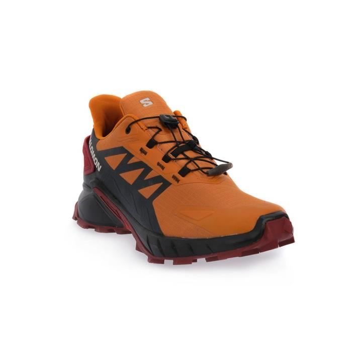 Chaussures de Trail SALOMON Supercross 4 Noir,Orange - Homme - Running - Régulier