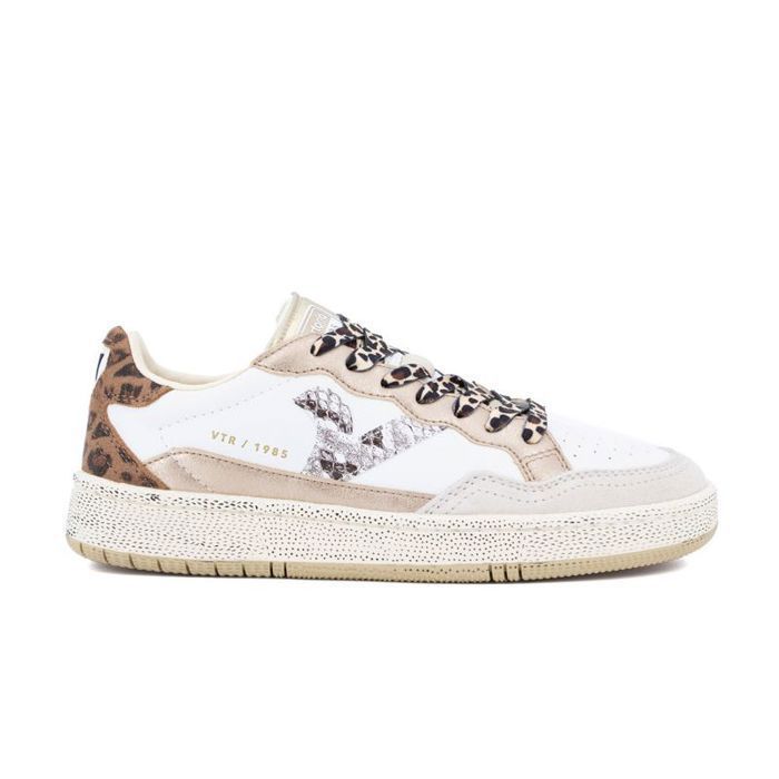 Victoria Baskets beige léopard Femme VICTORIA