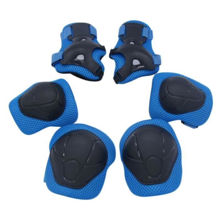 Leapiture Kit Protection Enfant 7 Pièces – Casque + Genouillères + Coudières + Protège-poignets Réglables, Pour Rollers, Vélo, Trottinette