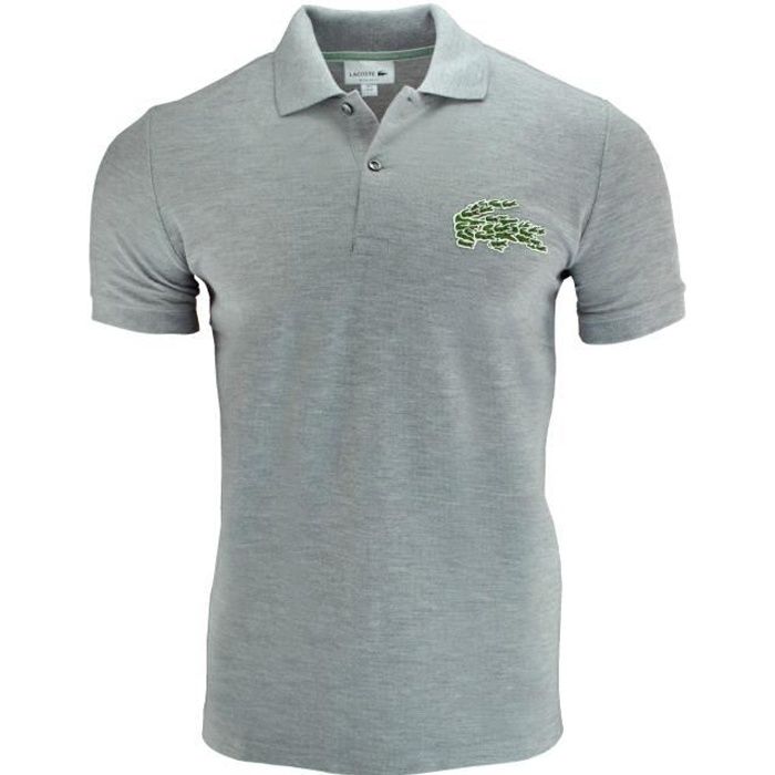 lacoste polo gris