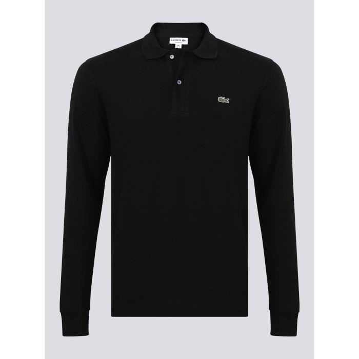 Lacoste Polo Homme Manche Longue Noir Classic Fit Noir - Cdiscount  Prêt-à-Porter