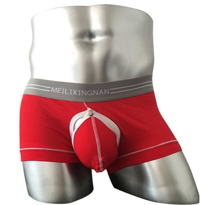 Boxer Sous V tements Sexy Pour Homme Cale on P nis Pochette