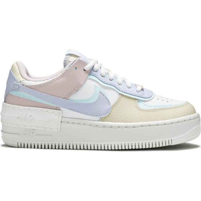 BASKET NIKE AIR FORCE 1 WMNS SHADOW 'PASTEL' Orange - Cdiscount Chaussures