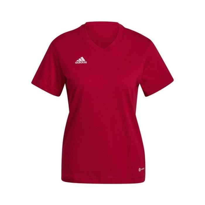 T shirt best sale adidas rouge femme