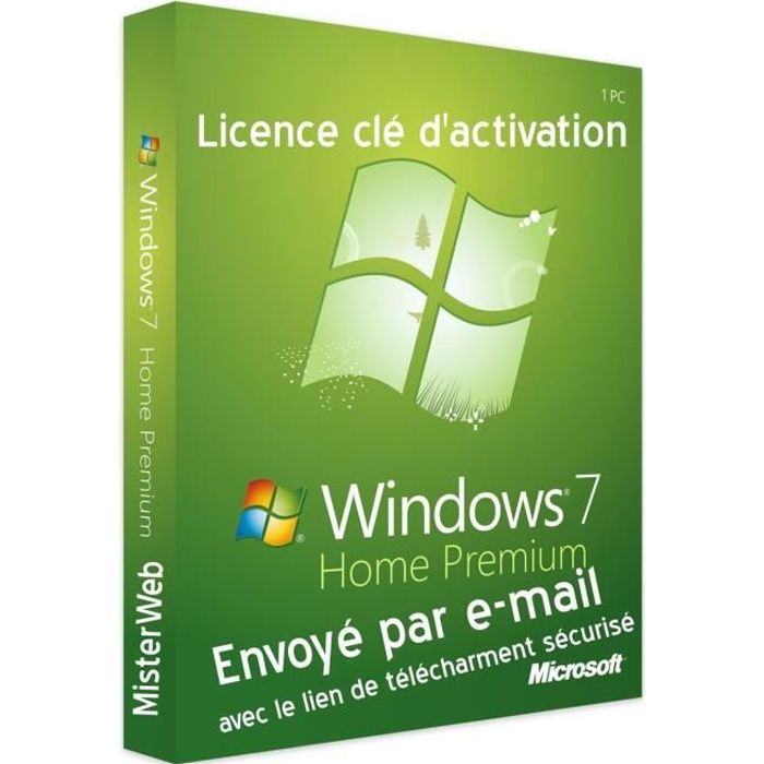 cle windows 7 home premium
