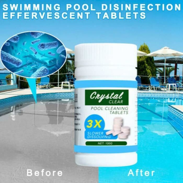 Chlore Lent Edg En Pastille Boite De 100g Comprimes Effervescents Pour Piscine Achat Vente Traitement De L Eau Chlore Lent Edg En Pastille Cdiscount