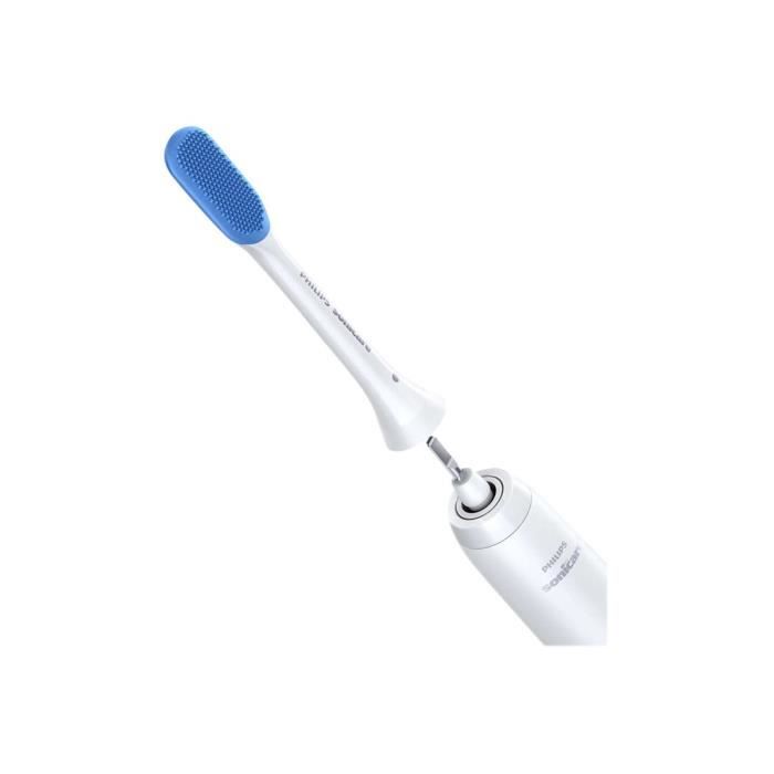 qrcamule Compatible avec Philips HX8072/01 Sonicare Tongue Care Cleaner Oral Care (Noir