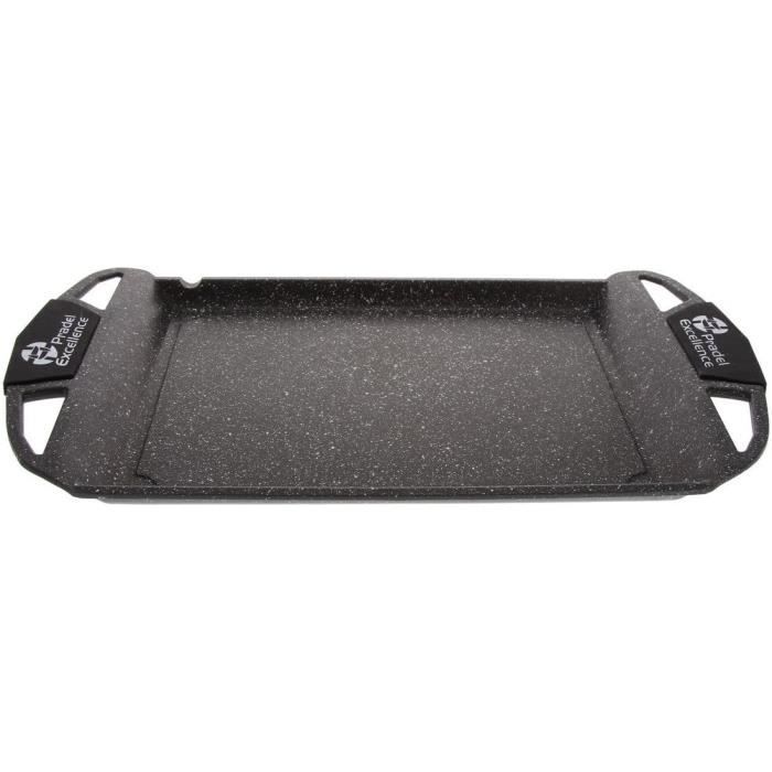 Plancha Lacor En Pierre Naturelle - 25,5x20 Cm - Antiadhésive & Compatible Induction