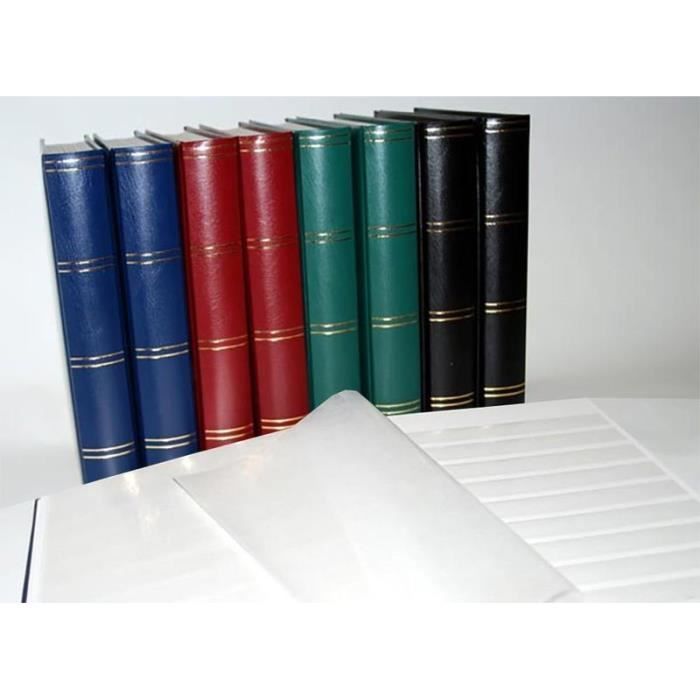 Album Timbres Prophila 64 Pages Noires - Couverture Matelassée Noire Album Timbres Prophila 64 Pages Noires - Couverture Matelassée Noire