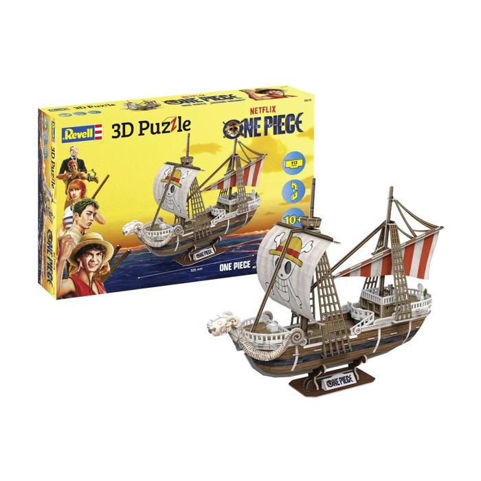 Puzzle 3D - REVELL - One Piece Flying Lamb - 112 pièces - À monter soi-même - Mixte