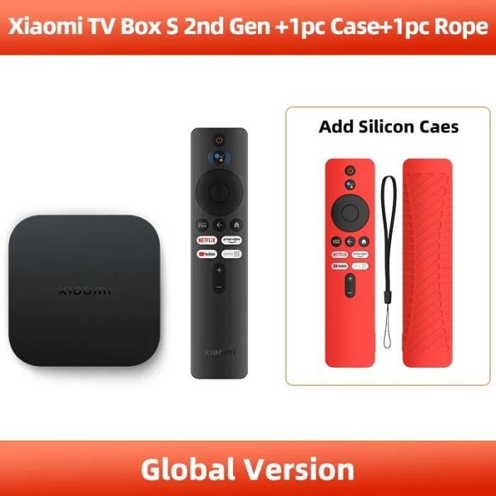 Boîtier TV - Xiaomi - Mi Box S 2e Génération - 4K Ultra HD - Dolby ...