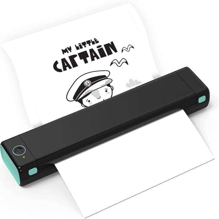 VEVOR IMPRIMANTE THERMIQUE Portable sans Fil Mini Imprimante sans Encre 2600 mAh EUR 77,34