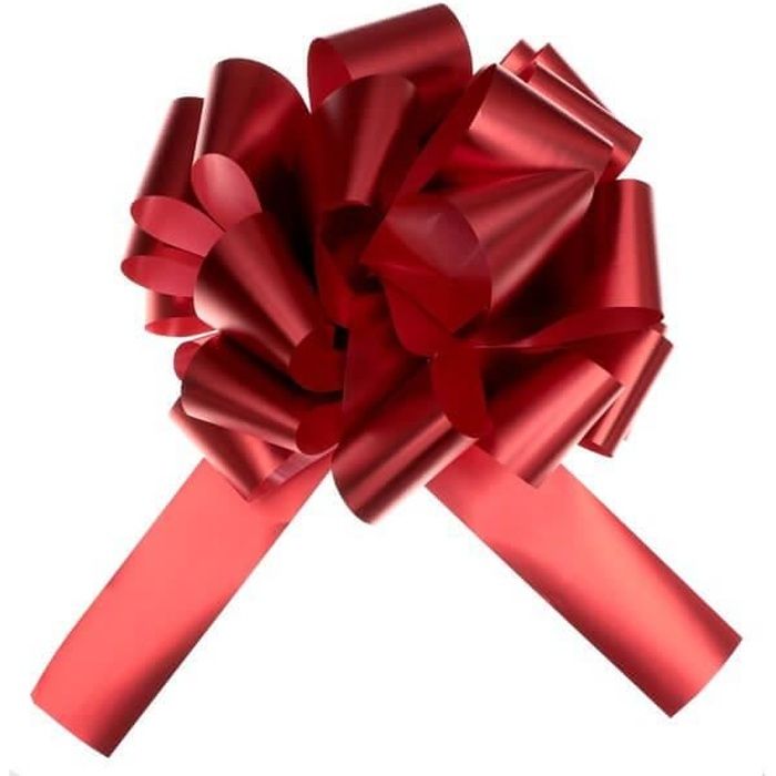 Noeud de Prix CaPiSo Méga Grand Noeud 60 x 90 cm pour Cadeau Mariage Noeud Cadeau Pas de Bricolage : Creme Spezial nœud de Voiture Anniversaire Noël 