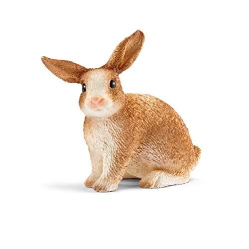 Figurine - SCHLEICH - Farm World Lapin - Marron - dès 3 ans