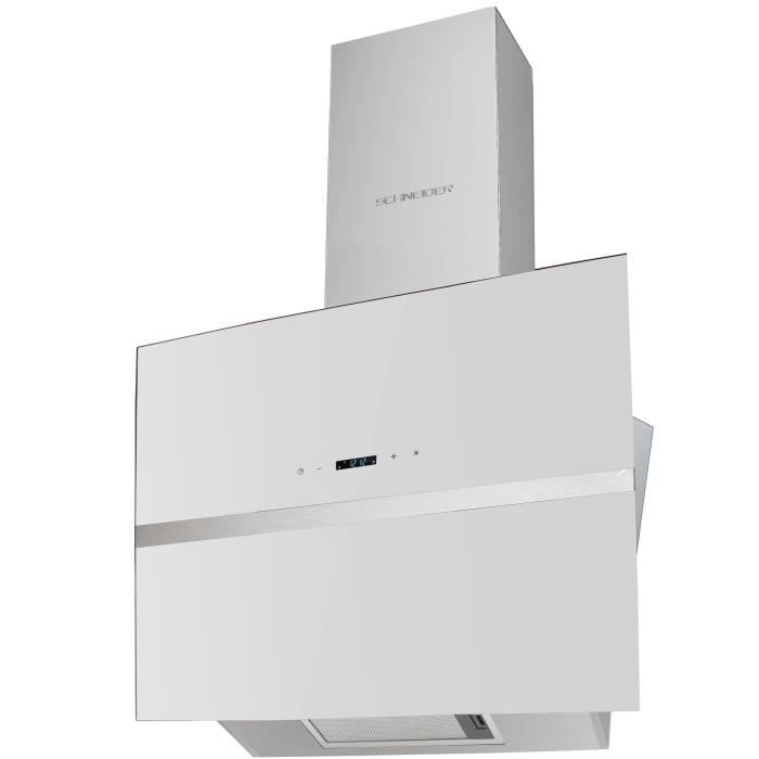 Hotte Aspirante Schneider S4 60 A Wtz Blanche Avec Extraction Des Bords Hotte 60 Cm Hotte Inclinee Led Achat Vente Hotte Cdiscount