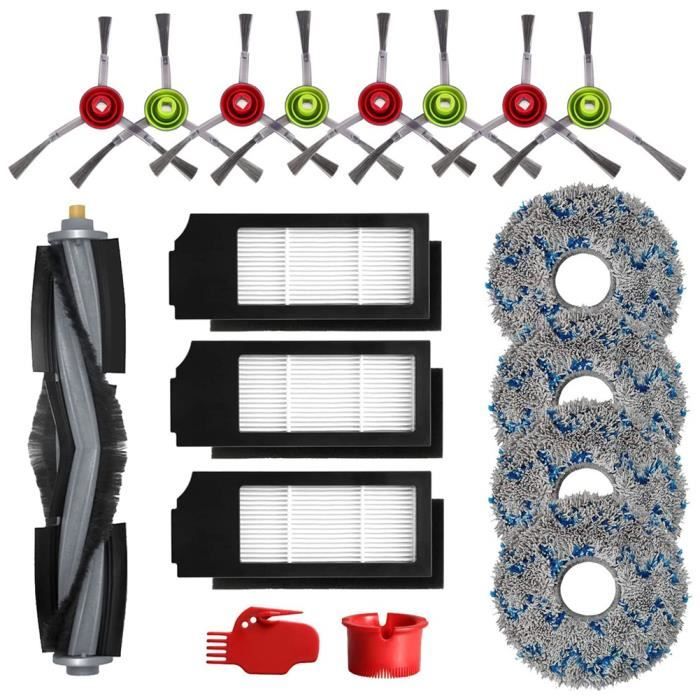 Lot De 60 Patins De Rechange Microfibre Pour Aspirateur Robot Ecovacs Deebot Ozmo T9 T8 T8 Max N8 – Chiffons Lavables Et Ultra Absorbants