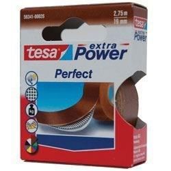 TESA Ruban de réparation Toilé Super résistant - 2,75m x 19mm - Marron
