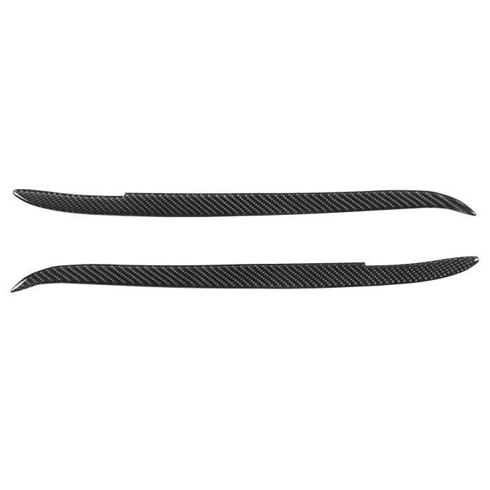 Lot Garnitures Paupières Phares Fibre Carbone Noir Brillant Scirocco 2009-2017