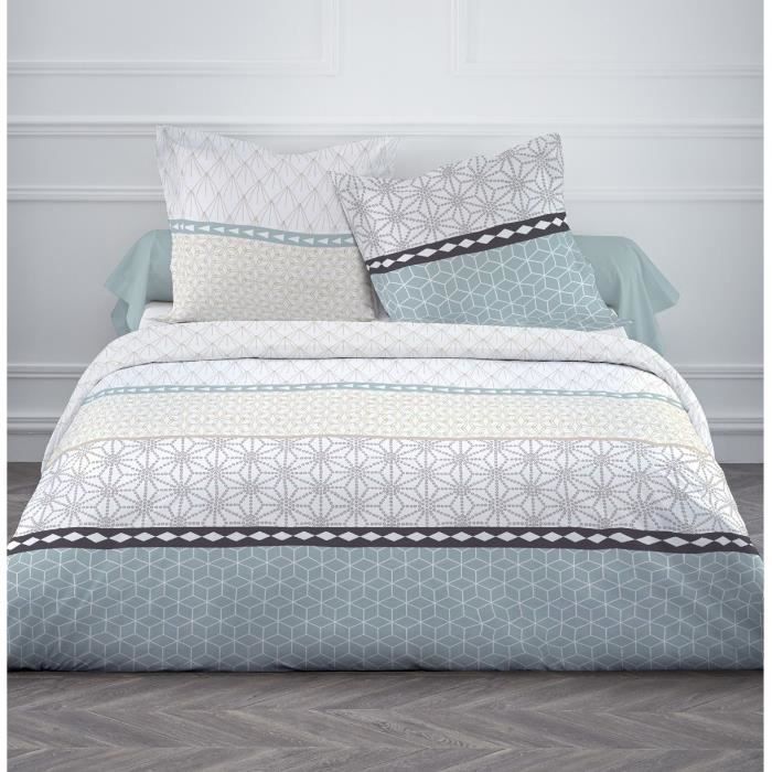 TODAY Parure de couette 100% coton - 1 housse de couette ...