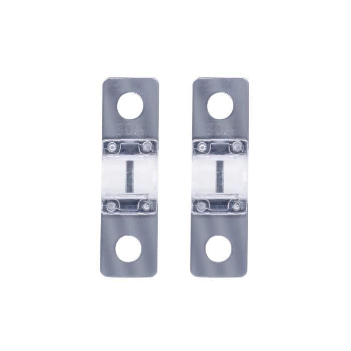 Lot De 2 Porte-Fusibles Midi + 4 Fusibles (2x30A + 2x100A) Étanches Universels Pour Véhicules