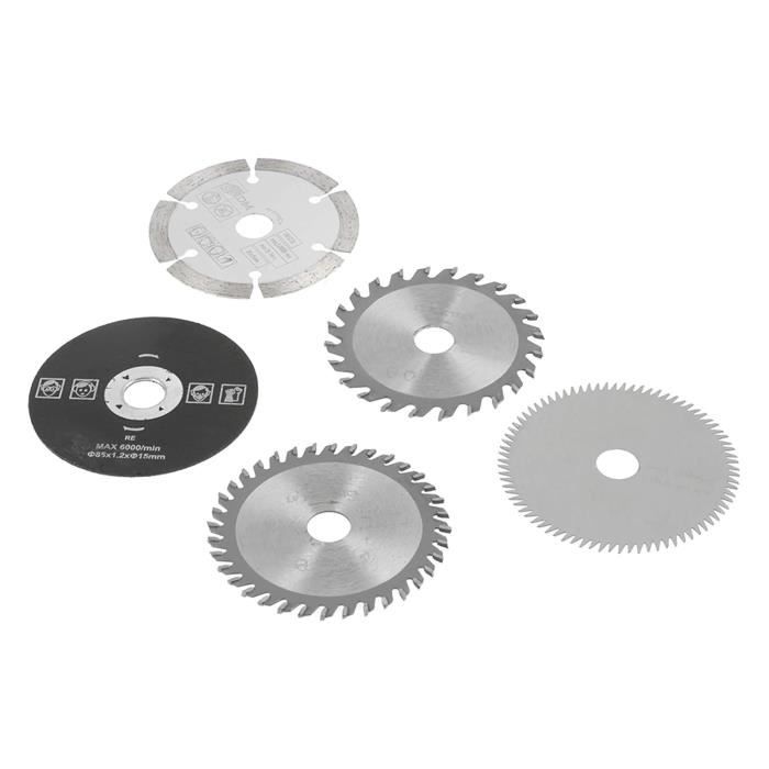 Lame de Scie Circulaire 24-36-80 Dents Diamètre 85mm×15mm en Carbure de