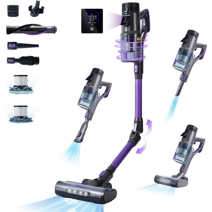 Cet aspirateur balai sans fil est un monstre de puissance adapté aux foyers avec animaux - Le Parisien Guide d'Achat