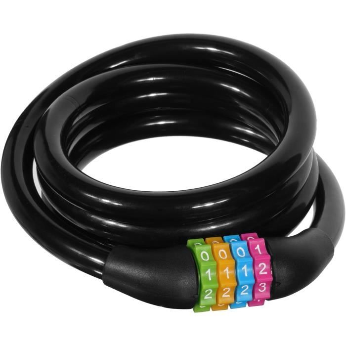 Antivol Vélo à Câble Knog Kabana - 740 Mm - Support Inclus - Clé - Noir (Neuf)
