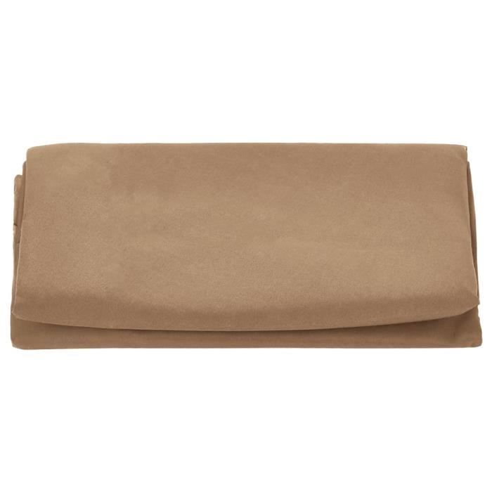 Toile De Remplacement Parasol Déporté Haut De Gamme 250g/m2 3x3 M Taupe - Toile Parasol