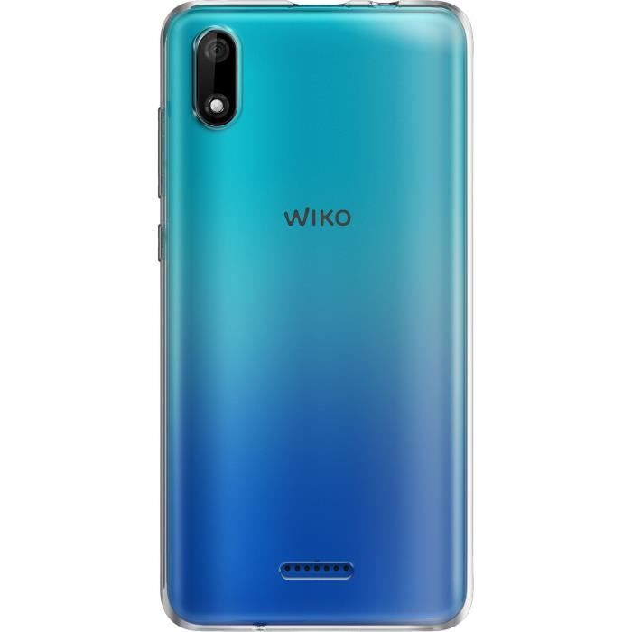 Coque Bumper bleu antichoc en silicone de qualité compatible pour Wiko Y60 by PH26® 