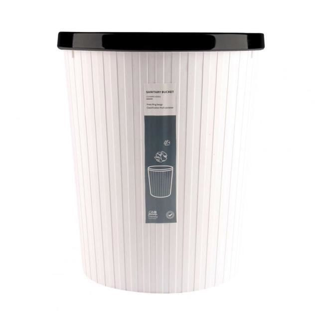 Poubelle De Cuisine Haute Et Fine Avec Roulettes – 67,8x33,9x21,6 Cm, Couvercle à Pression – Pour Petits Espaces, Salle De Bain, Bureau