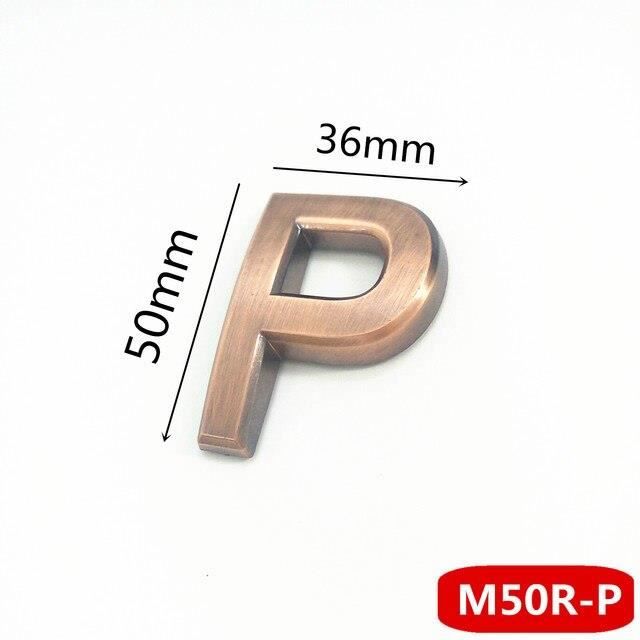 Numéro de porte en 3D autocollant - Plaque-Numéro-Maison.fr
