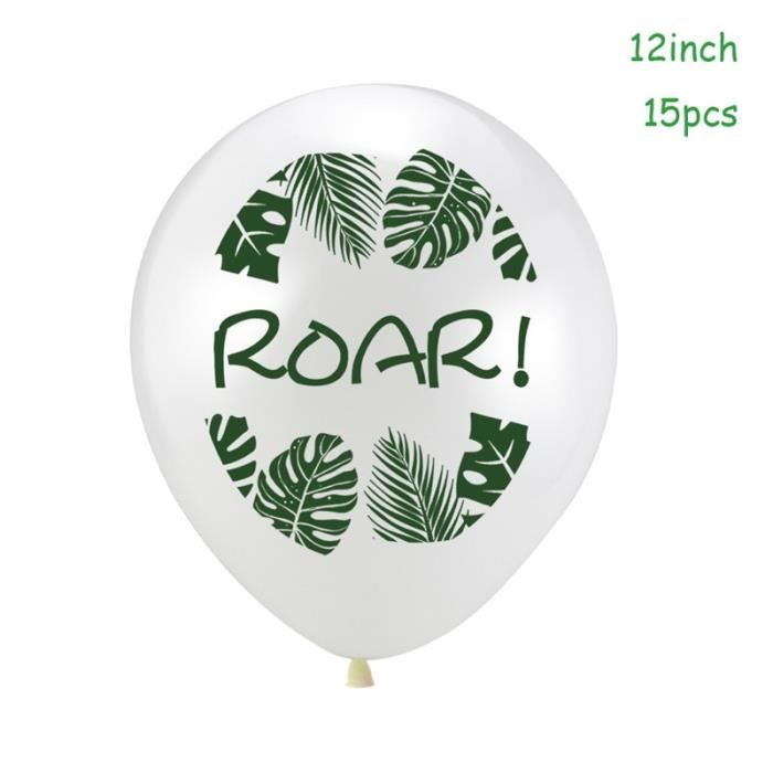 10 Ballons Dinosaures Dino Jurassic World Fournitures De Fete Decorations De Fete D Anniversaire Joyeux Anniversaire Pour Enfan Cdiscount Maison