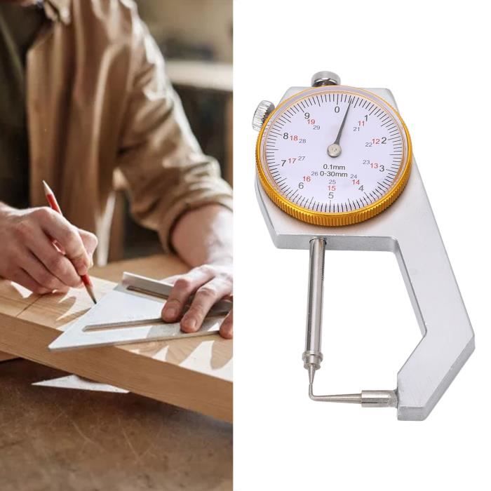 Jauge D'épaisseur HURRISE - Cadran Rond Outil De Mesure De Précision