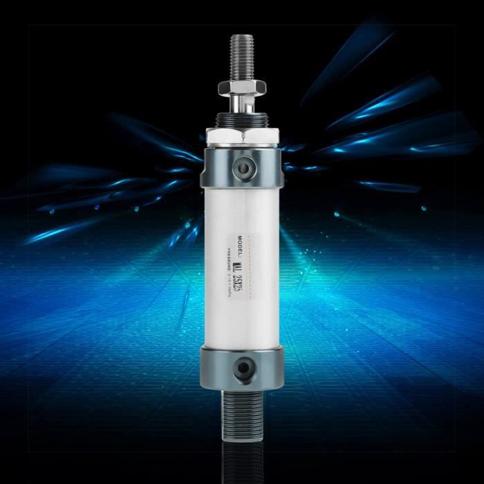 Vérin Pneumatique Double Effet Acier Inox | Diamètre 10mm Course 50mm | Pour Machines Industrielles